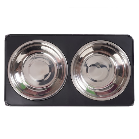 Zestaw Misek Dla Pupila Z Regulacją Wysokości Stal Nierdzewna Woda Karma