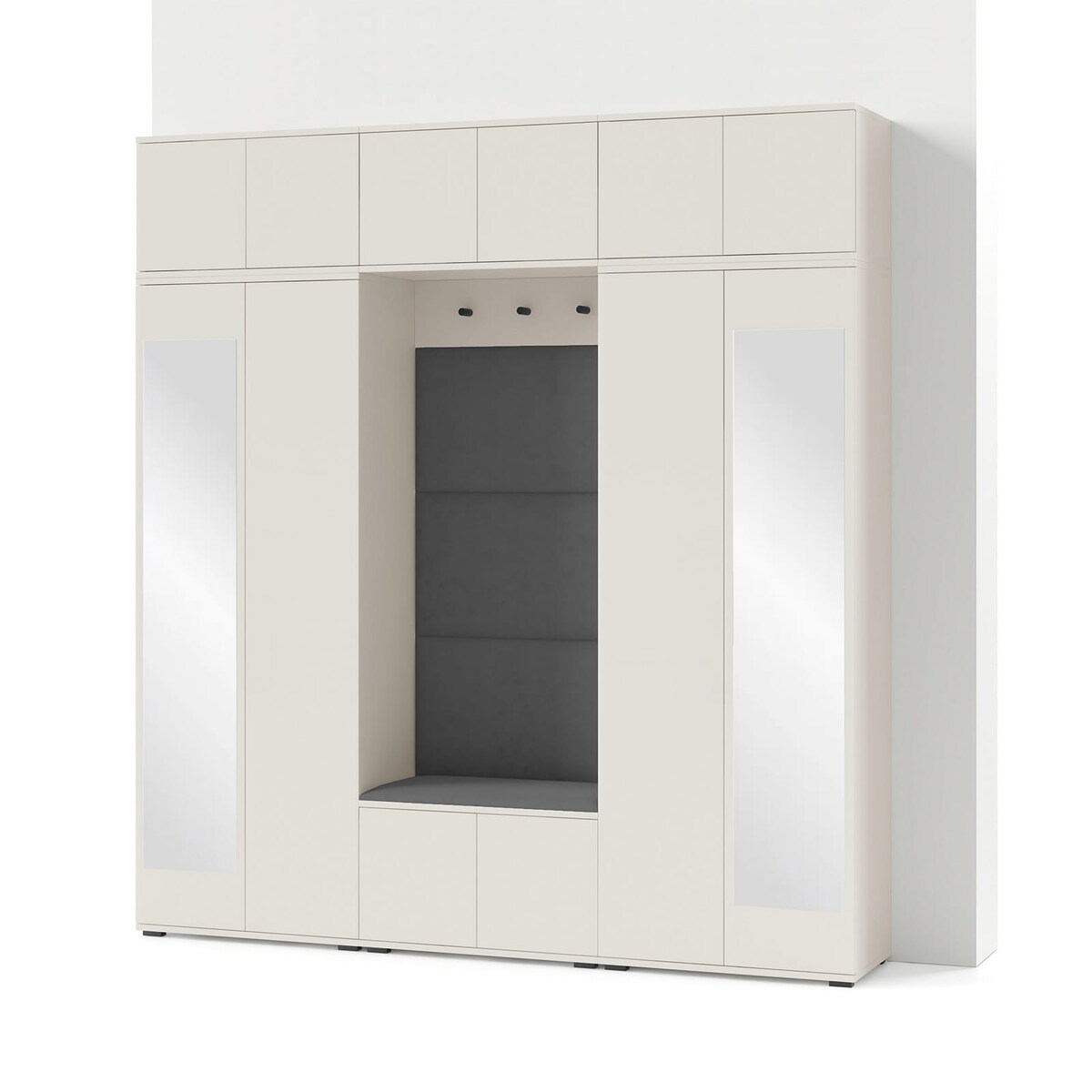 Zestaw do przedpokoju Napoli wersja 2 z panelami Trinity 15 beżowy