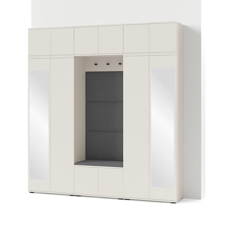 Zestaw do przedpokoju Napoli wersja 2 z panelami Trinity 15 beżowy