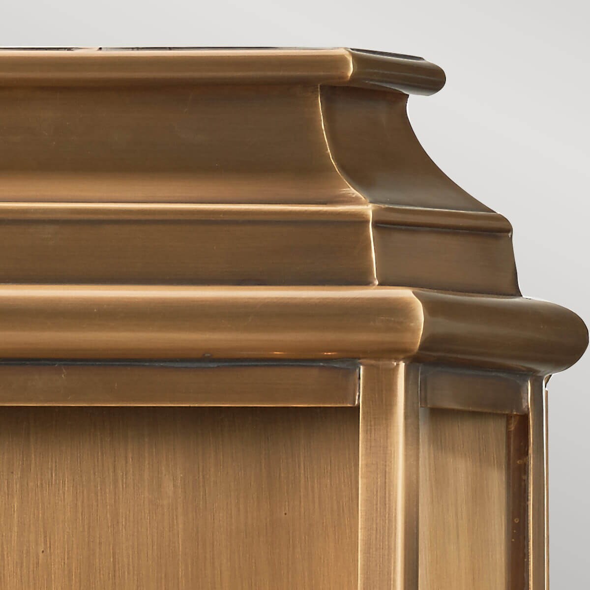 Latarnia ścienna na elewację ST-MARTINS-L-BR Elstead do ogrodu mosiądz