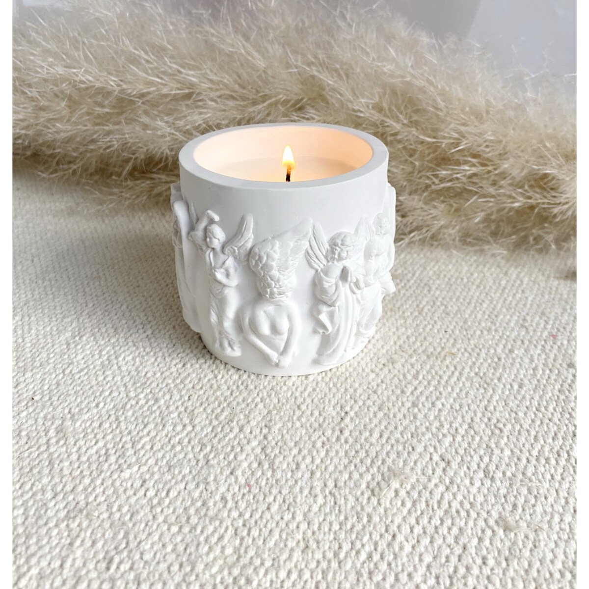 Pure Sandalwood- 135 gram ekologiczna naturalna świeca sojowa "Angels" (dostępne inne zapachy)