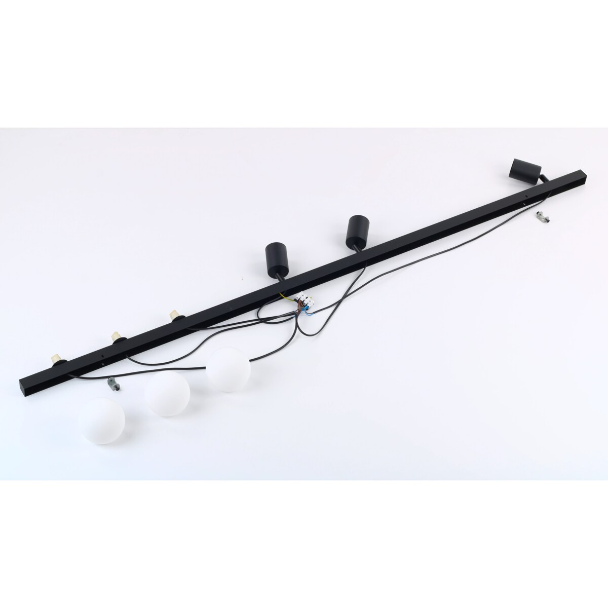 Lampa Sufitowa VOX Czarno-Biała 6-Punktowa z Regulowanymi Reflektorkami TK Lighting