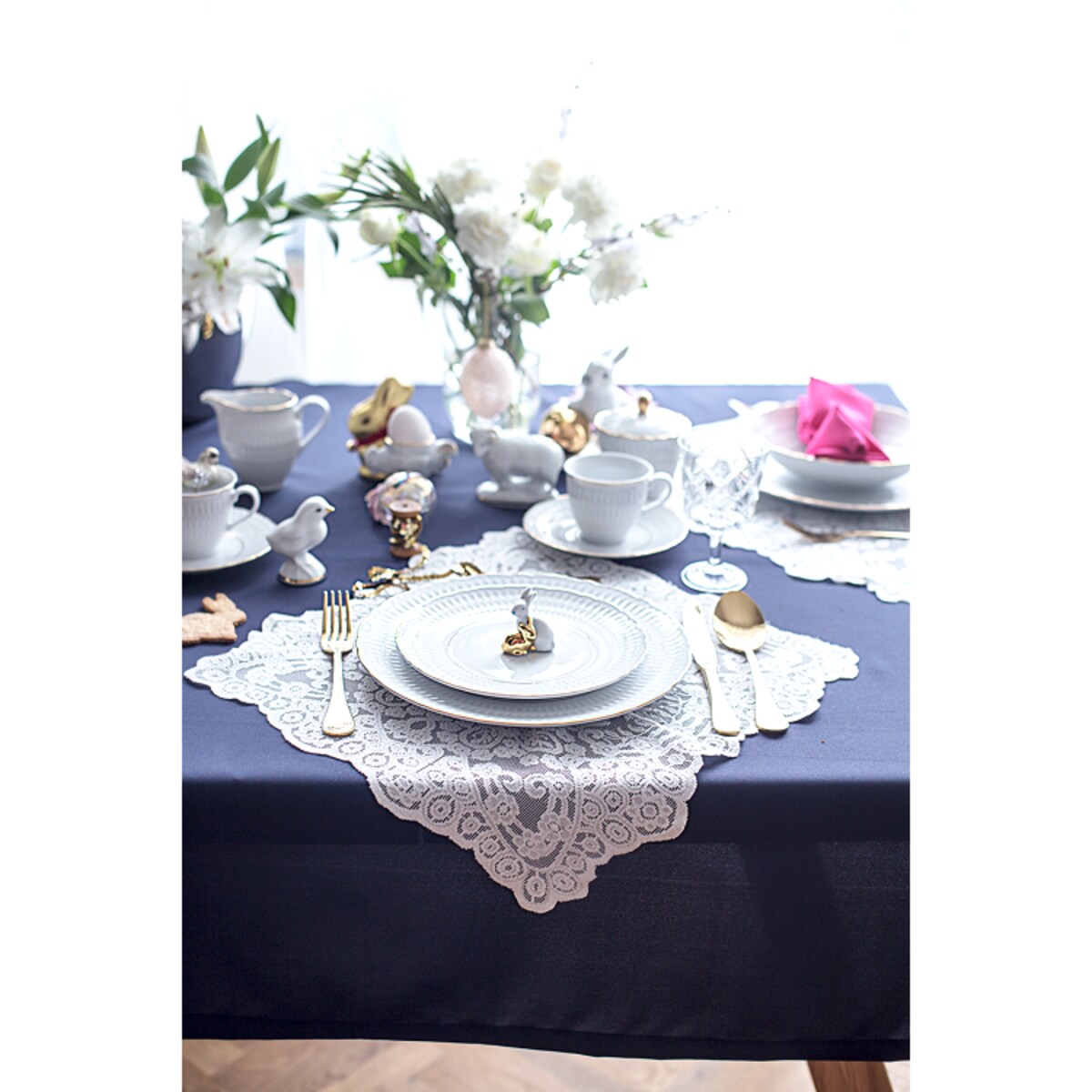 Serwis obiadowy dla 6 osób 25 el. Sofia Platynowa Linia 3607