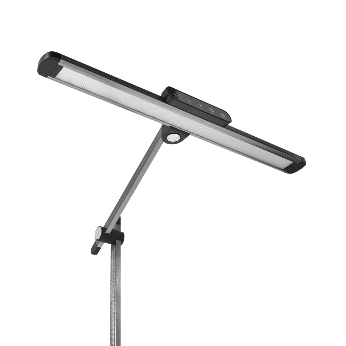 Lampa biurkowa LED SERPENS Ze ściemniaczem Szary