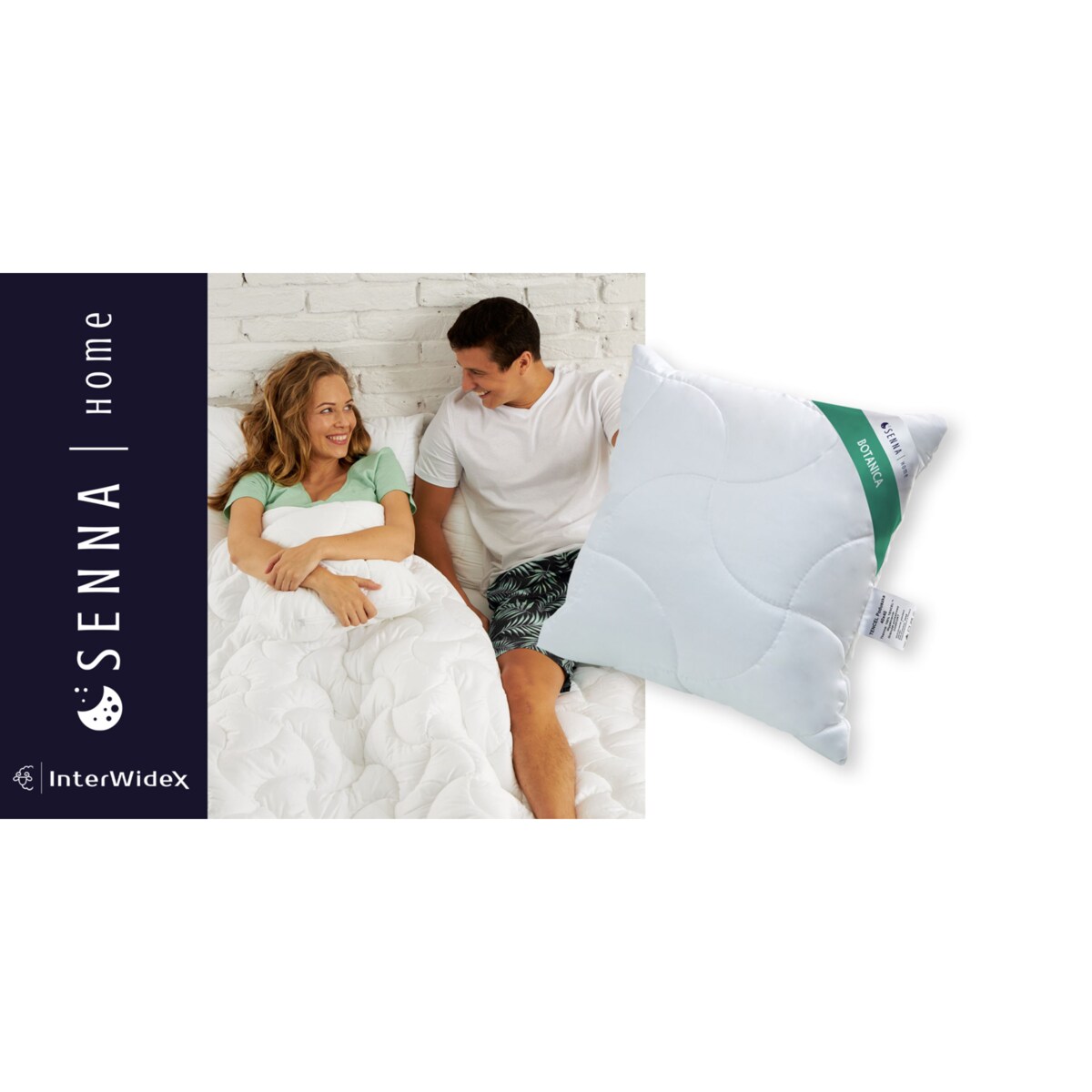 Poduszka 40x40 BOTANICA ECO Senna Home