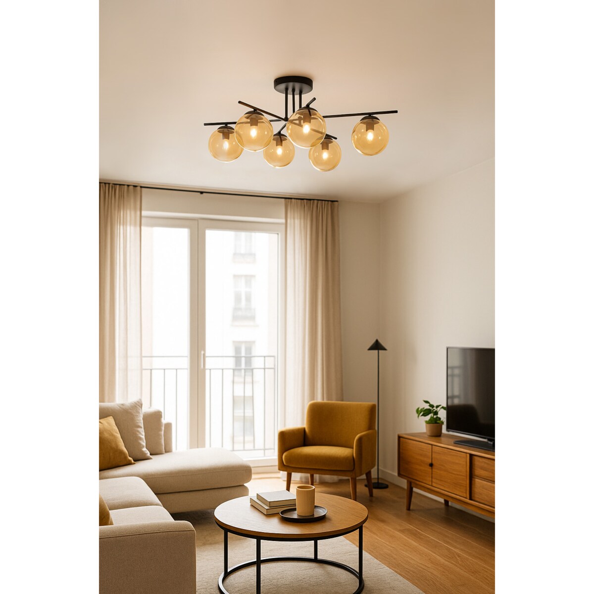Lampa sufitowa K-5162 z serii DELTA