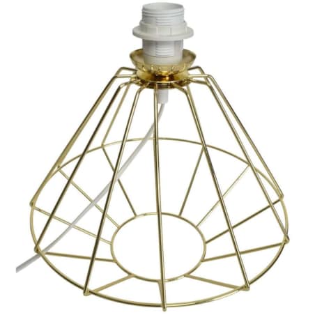 Biurkowa LAMPA stojąca LUPO MLP6268 Milagro druciana LAMPKA stołowa klatka metalowa złota