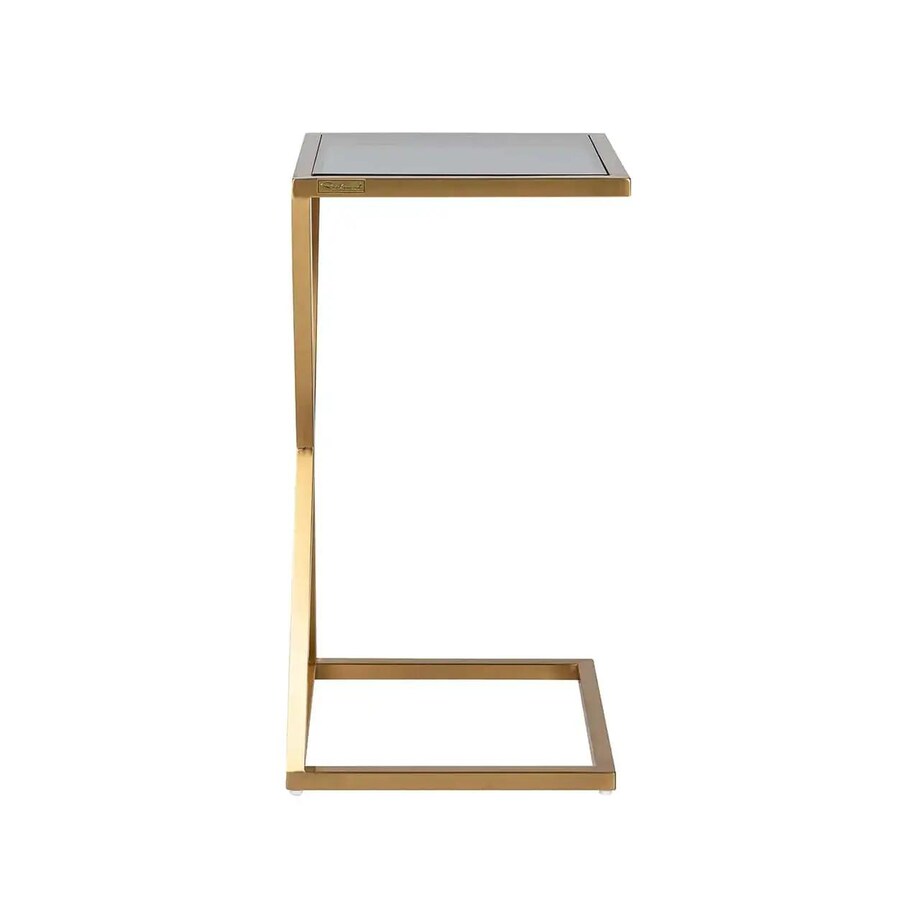 Industrialny stolik Paramount 9438 Richmond Interiors glamour rzymska dziesiątka złoty