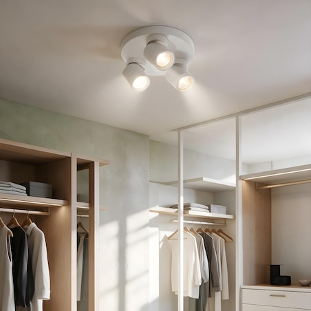 Plafon Light Prestige Pointa biały 3 x GU10 1 szt.