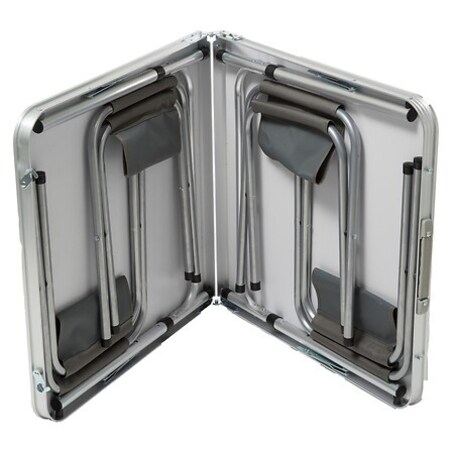 Zestaw ogrodowy Otano SKŁADANY STÓŁ i 4 KRZESŁA niebieski