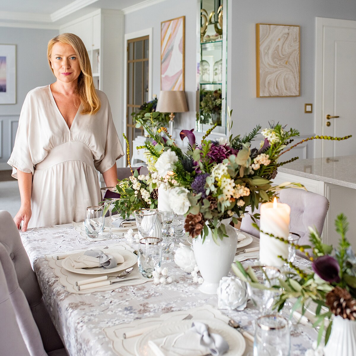 Obrus Twigs - 130 cm x 180 cm