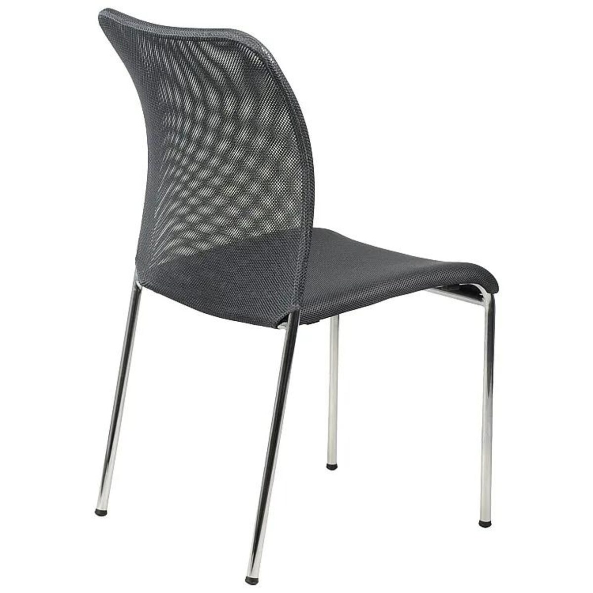 Krzesło biurowe HN-7502 grafitowe/chrom