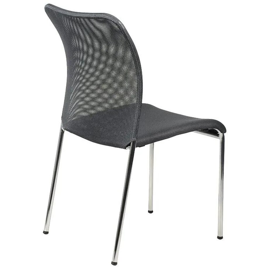 Krzesło biurowe HN-7502 grafitowe/chrom