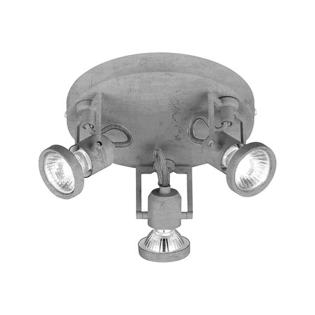 Lampa Sufitowa BRITOP Lighting 3xGU10 Max.50W Klasyczny Szary Beton, Polski Producent, 1 szt.