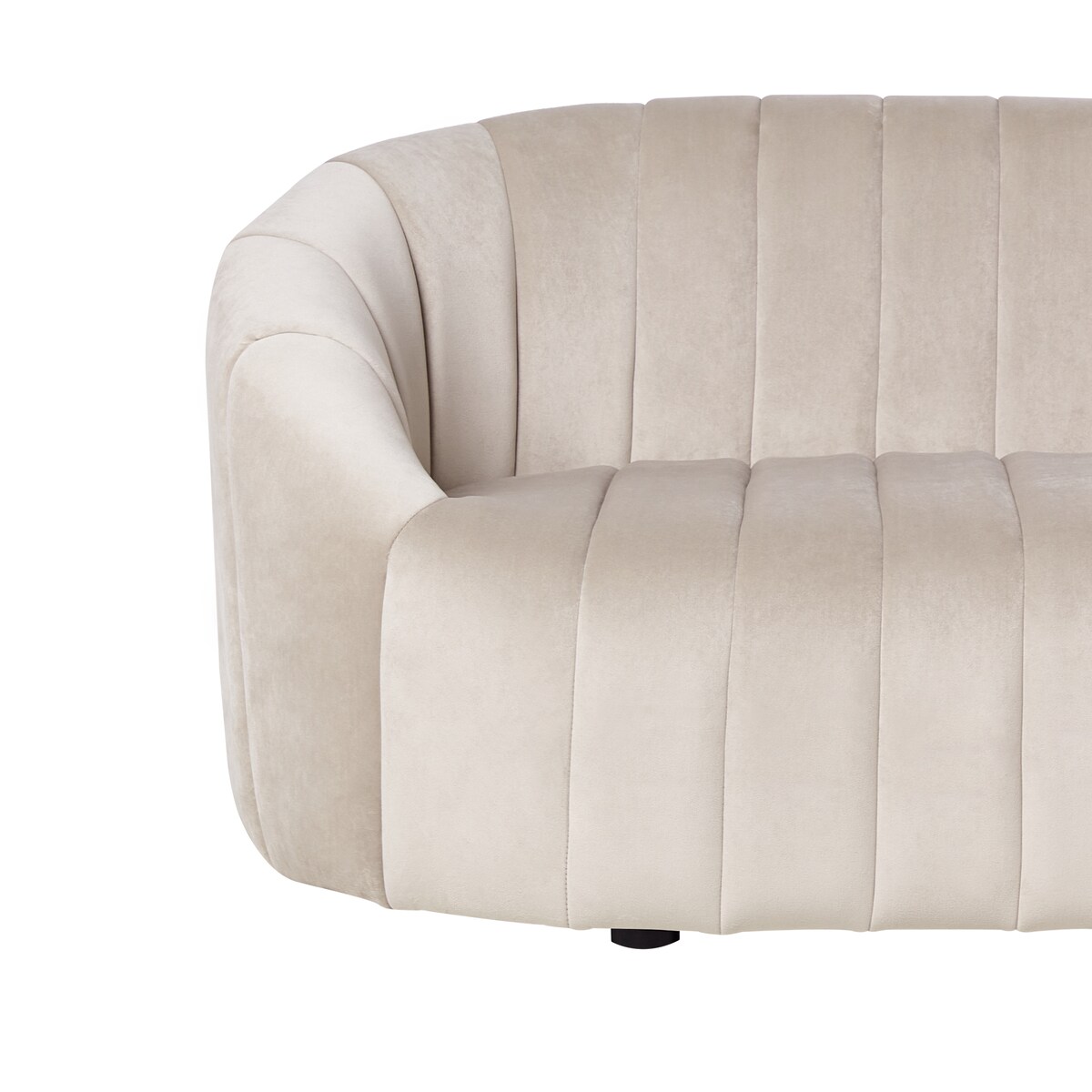Sofa dla 3 osób MALUNG Welur Beżowy