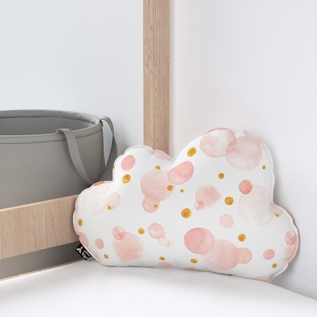 Poduszka Soft Cloud, ecru-różowy, 55x15x35cm, Magic Collection