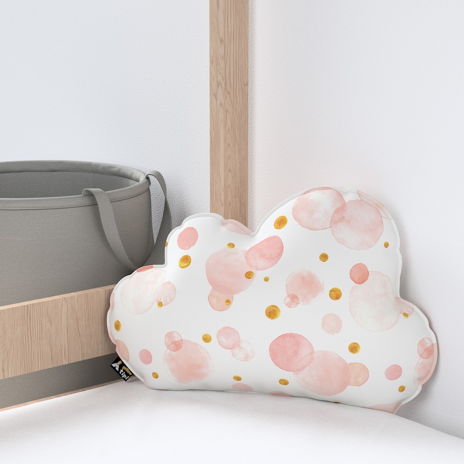 Poduszka Soft Cloud, ecru-różowy, 55x15x35cm, Magic Collection