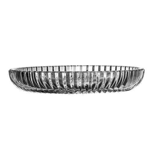 Crystal Julia talerz kryształowy na ciasto i przystawki 25 cm Linea 05116