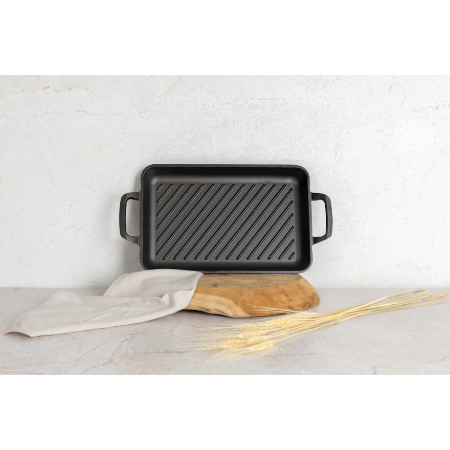 Prostokątna żeliwna płyta grillowa 33cm BerlingerHaus BH-6532 Strong Mold Collection