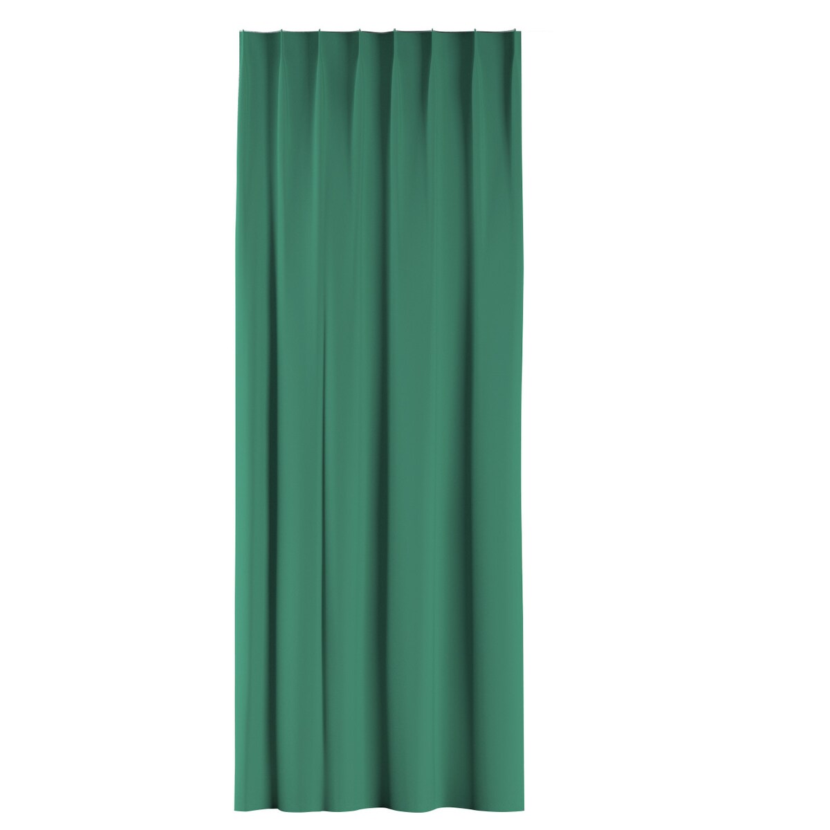 Zasłona na haczykach flex pojedynczych 130x245 butelkowa zieleń