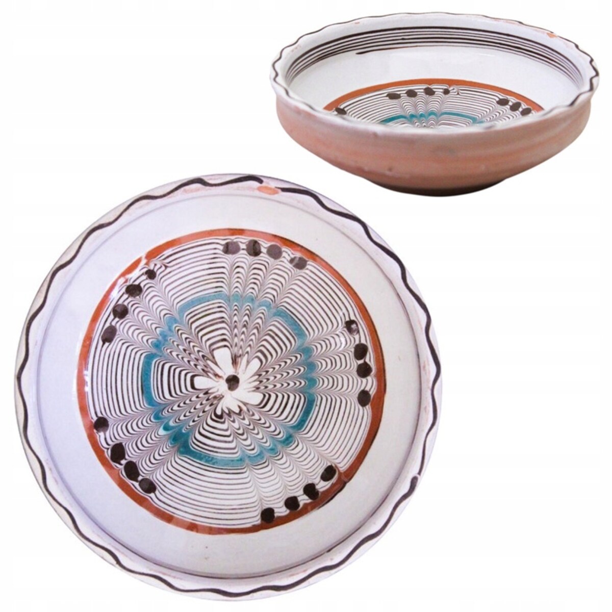 MISKA BULIONÓWKA 300ml ceramiczna rękodzieło miseczka kuchenna