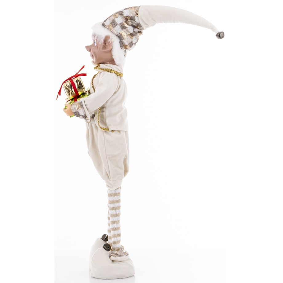 Dekoracja - figurka ELFIK 62x17x36 cm uśmiechnięty