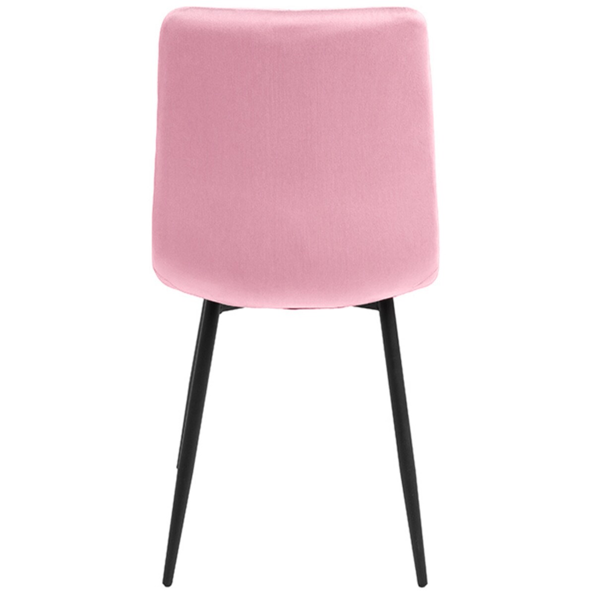 Krzesło tapicerowane welurowe pikowane różowe do salonu jadalni