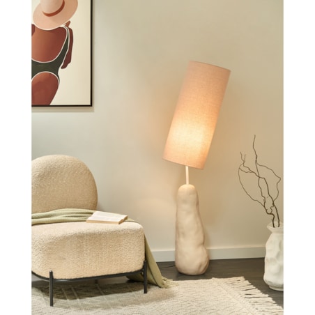 Lampa podłogowa SELB Ceramika Jasnobeżowy