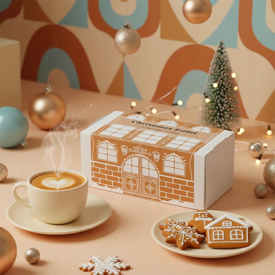 ŚWIĄTECZNY ZESTAW PREZENTOWY "CHRISTMAS LAND" 10 SMAKÓW KAW I 10 SMAKÓW HERBAT SYPANYCH - PREZENT UPOMINEK NA MIKOŁAJA ŚWIĘTA GWIAZDKĘ BOŻE NARODZENIE POD CHOINKĘ DLA KOBIETY FACETA