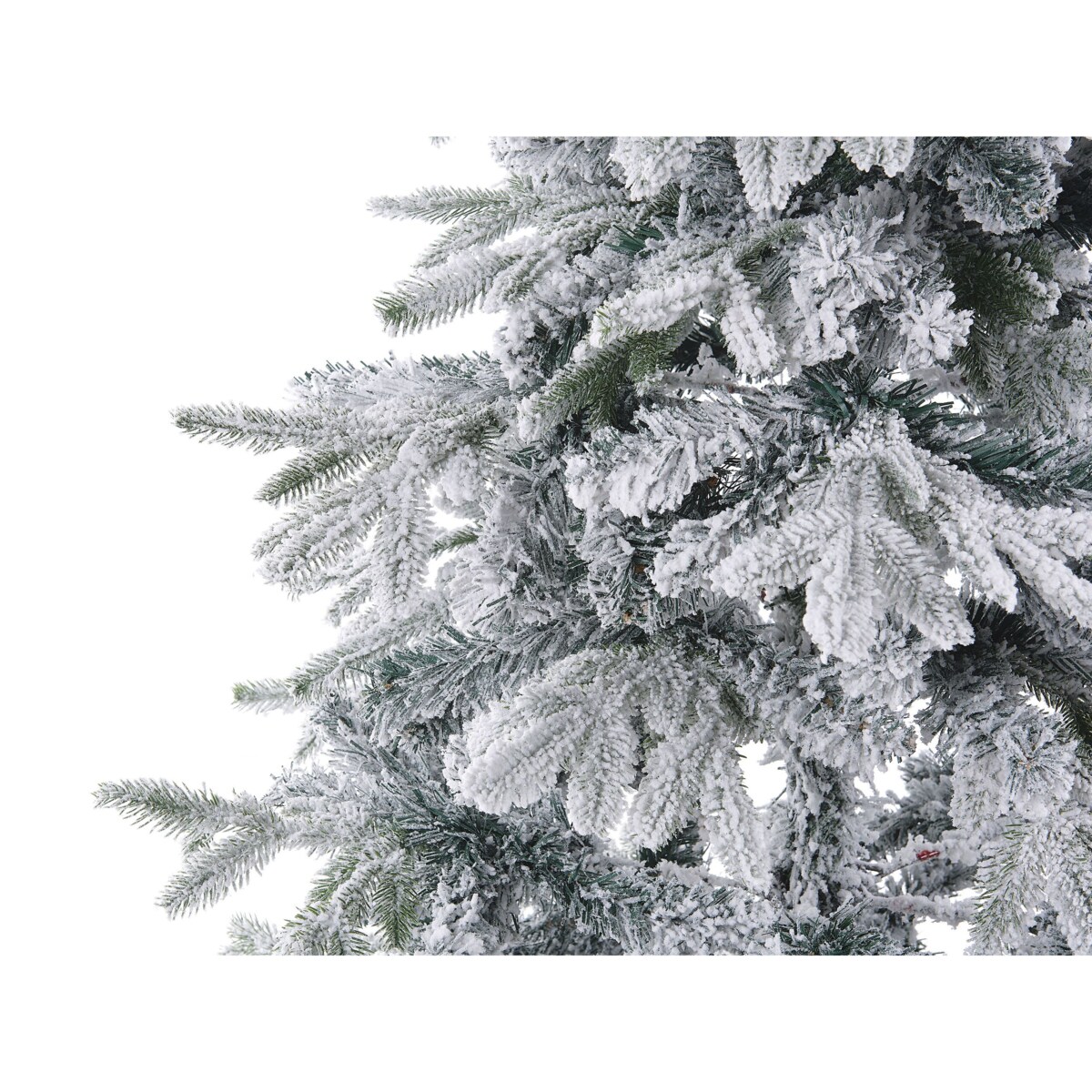 Ośnieżona sztuczna choinka 210 cm biała TOMICHI