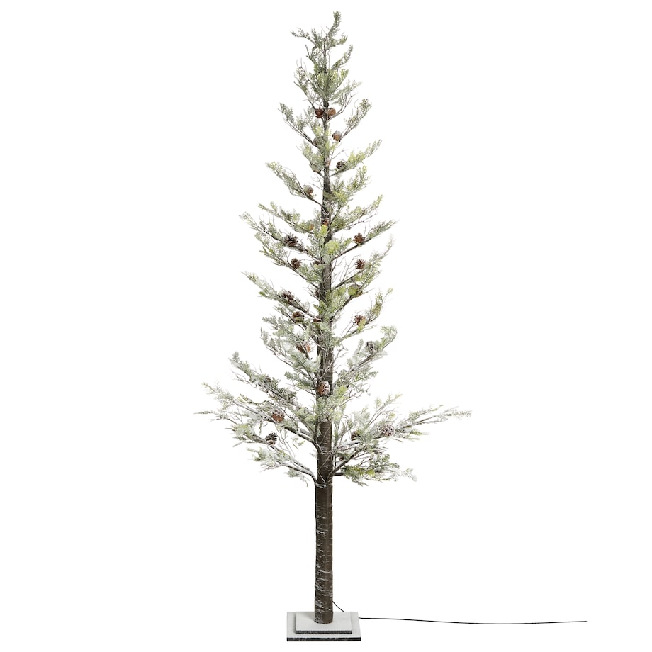 Dekoracja ogrodowa LED GRENIVIK Choinka 245 cm Biały