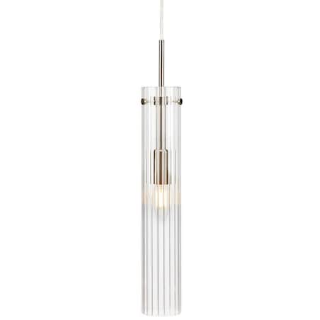 Loftowa LAMPA wisząca TUBO 108112 Markslojd szklana OPRAWA tuba zwis stal przezroczysty