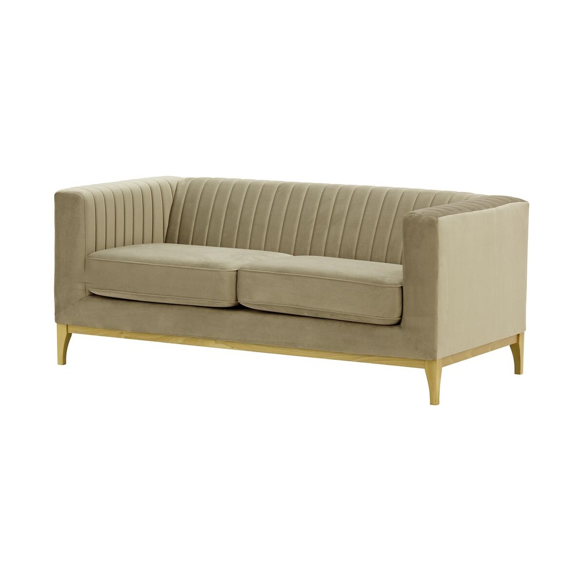 Sofa dwuosobowa Slender Wood-Velluto 3-like oak