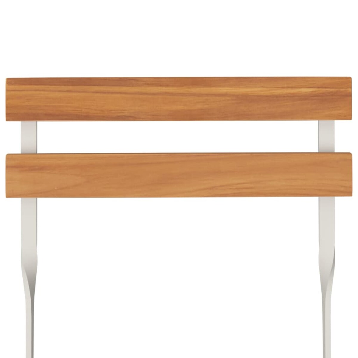 vidaXL Składane krzesła bistro, 8 szt., lite drewno akacjowe i stal