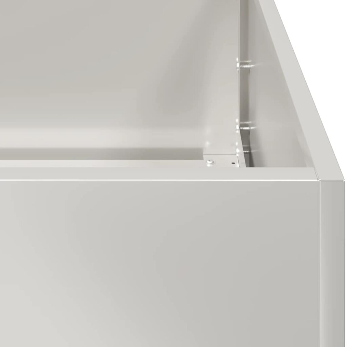 vidaXL Doniczka 40x80x80 cm Stal nierdzewna