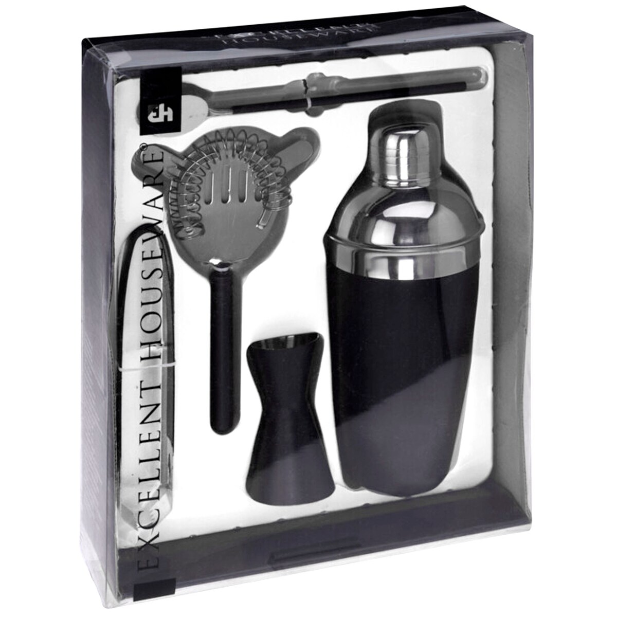 Zestaw Barmański Do Drinków I Koktajli Shaker Bostoński Drink Maker Stal 5