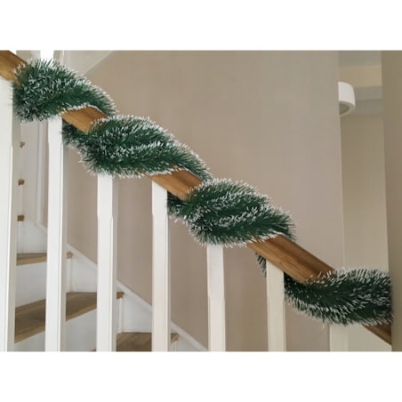 GIRLANDA ŁAŃCUCH Z POŁYSKIEM 4,5m stroik ładna gęsta błyszczy się na schody