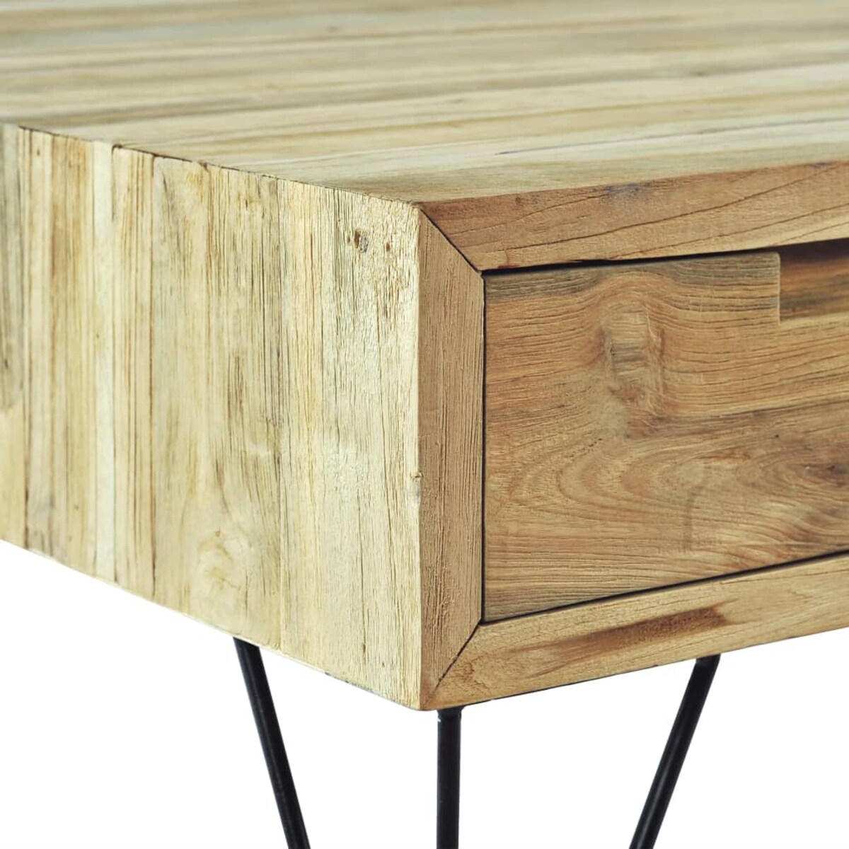 vidaXL Stolik kawowy, 80 x 80 x 40 cm, lite drewno tekowe