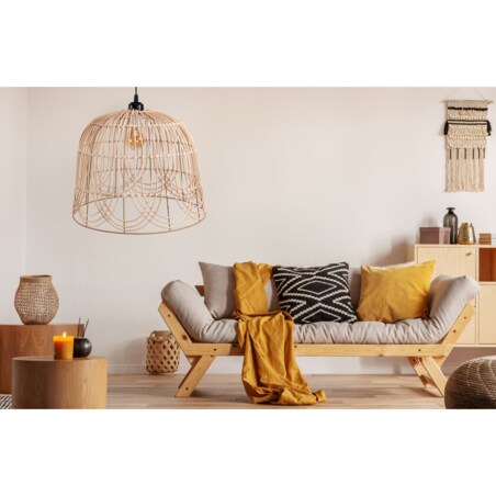 LAMPA SUFITOWA WISZĄCA NATURAL BOHO APP1352-1CP 40 cm