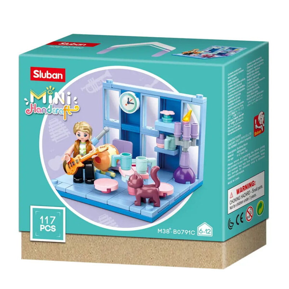 GITARA - mini pokoik klocki - Sluban - 117 elementów