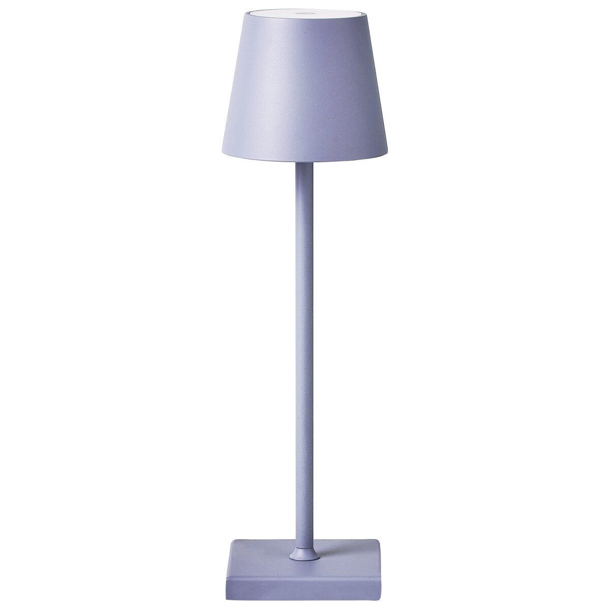 Bezprzewodowa lampa stołowa LED BACEIRO Metal Jasnofioletowy
