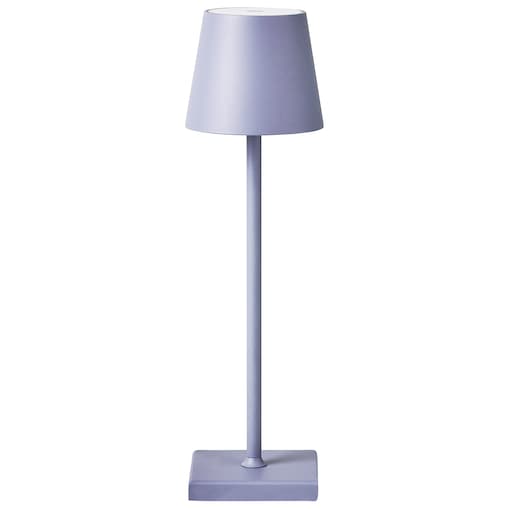 Bezprzewodowa lampa stołowa LED BACEIRO Metal Jasnofioletowy