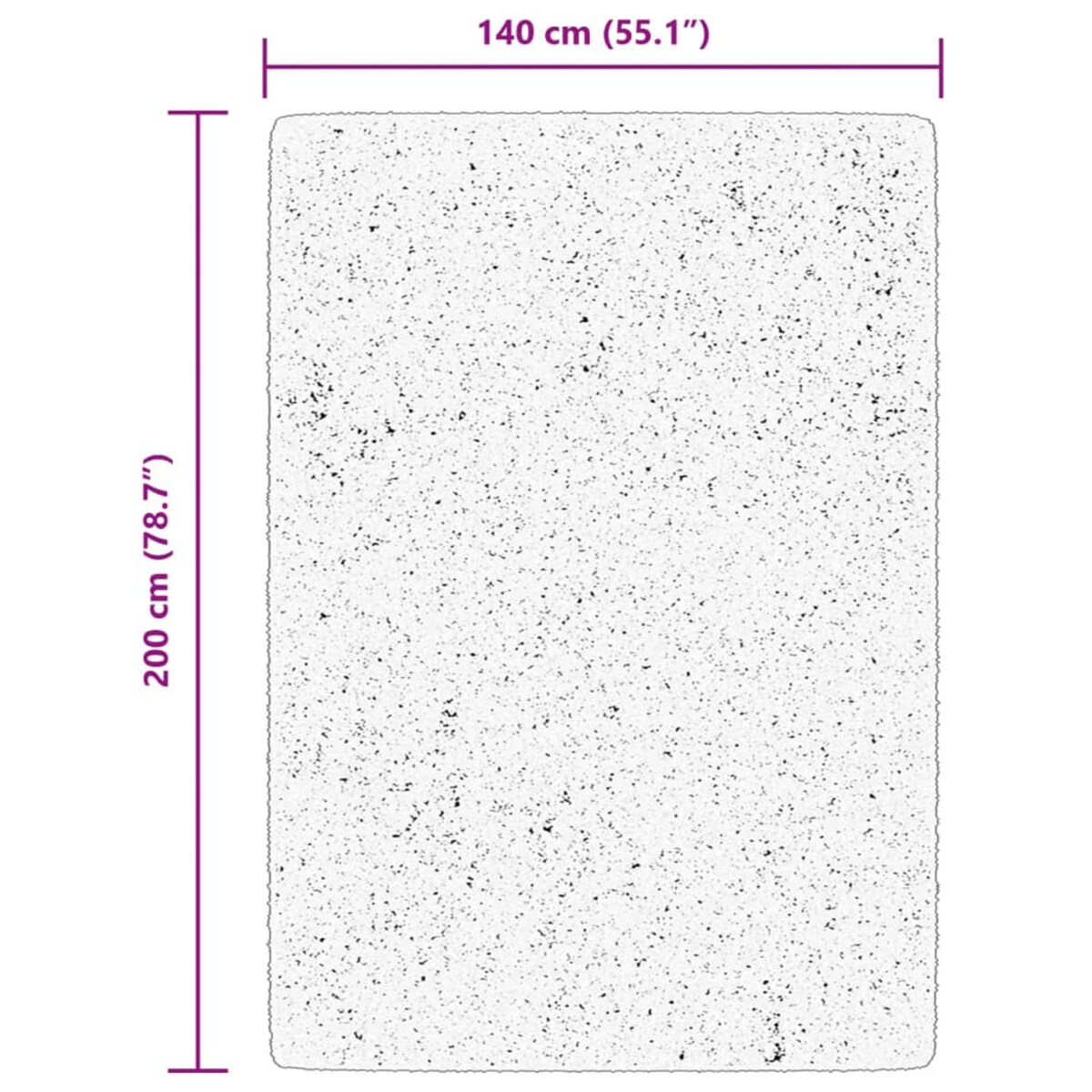 vidaXL Dywan ARBIZU do pomieszczeń i na zewnątrz, vintage, 140x200 cm