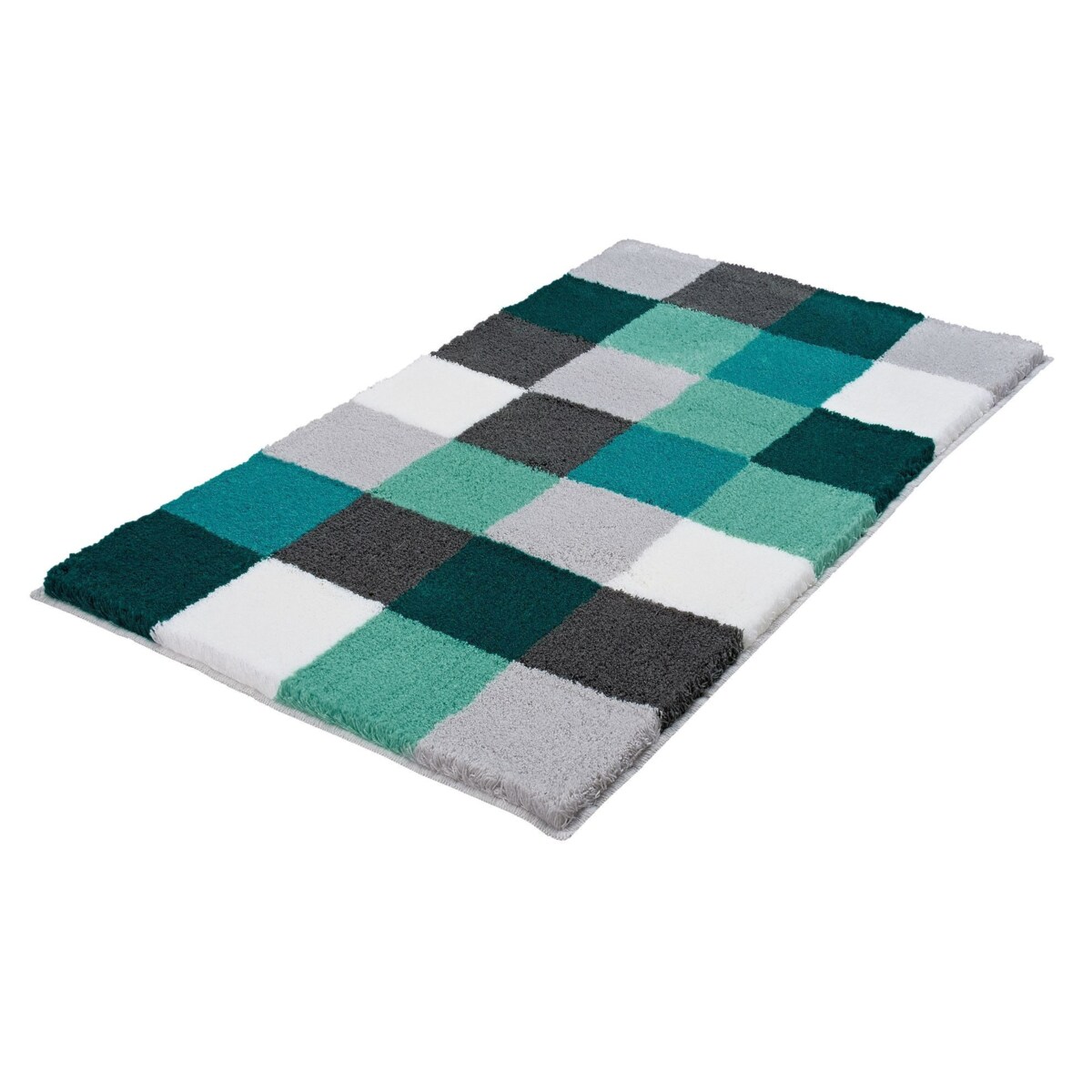 Kleine Wolke Caro Dywanik łazienkowy zielony 85x150 cm