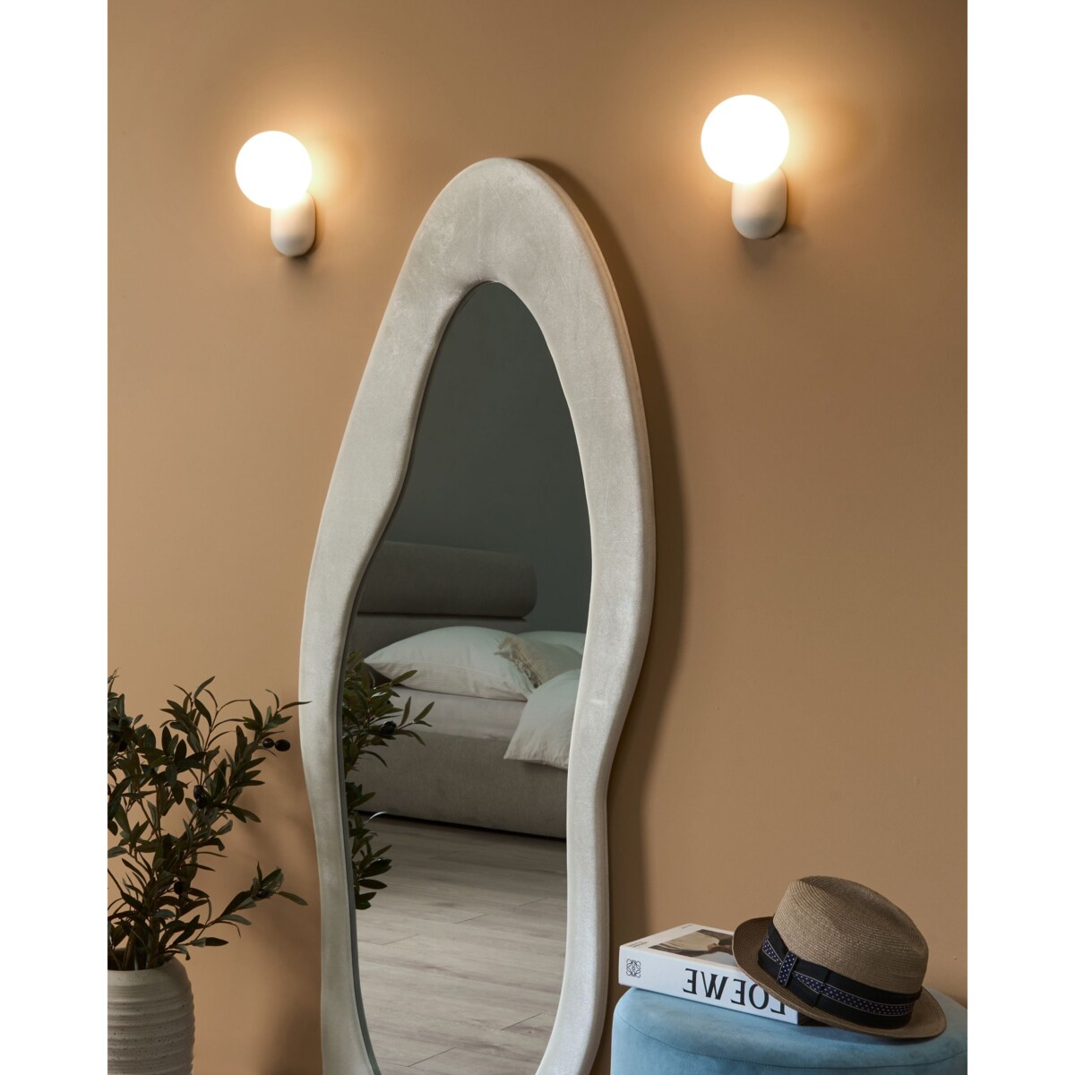 Zestaw 2 lamp ściennych HELME Biały
