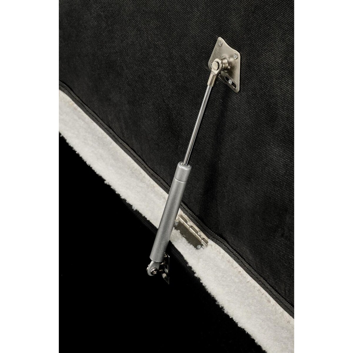 ŁAWKA ZE SCHOWKIEM Avico KREMOWA tkanina bouclé