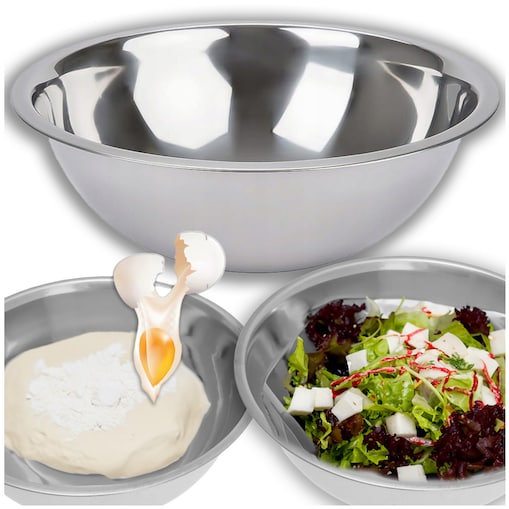 Miska kuchenna stalowa 28cm KINGHOFF