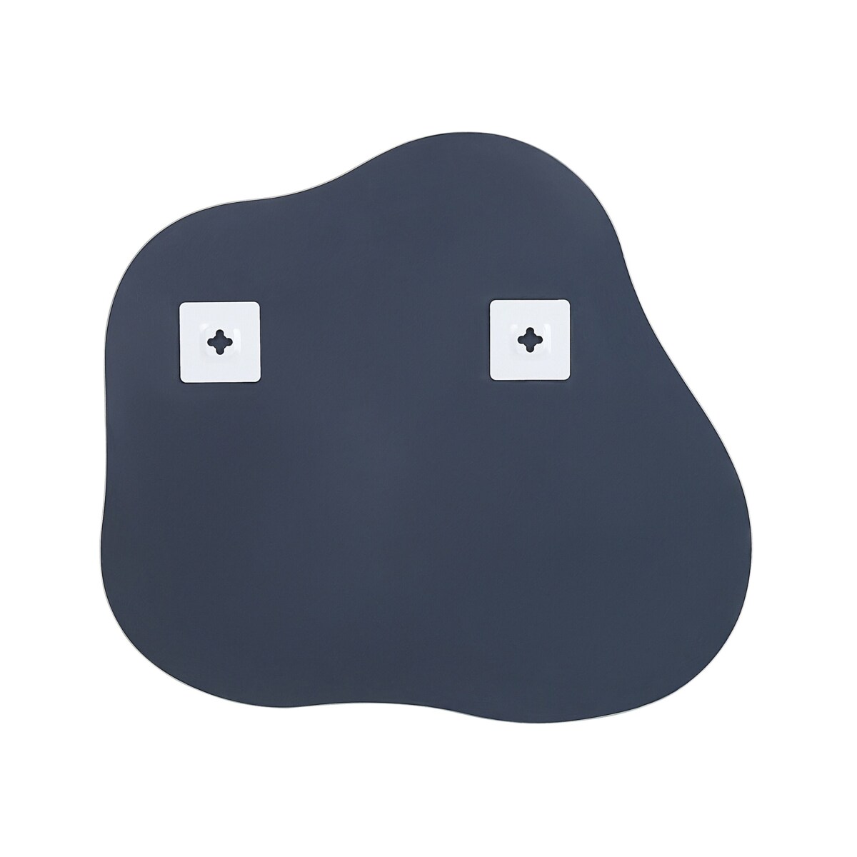 Lustro ścienne 50 x 55 cm srebrne BAGNEUX