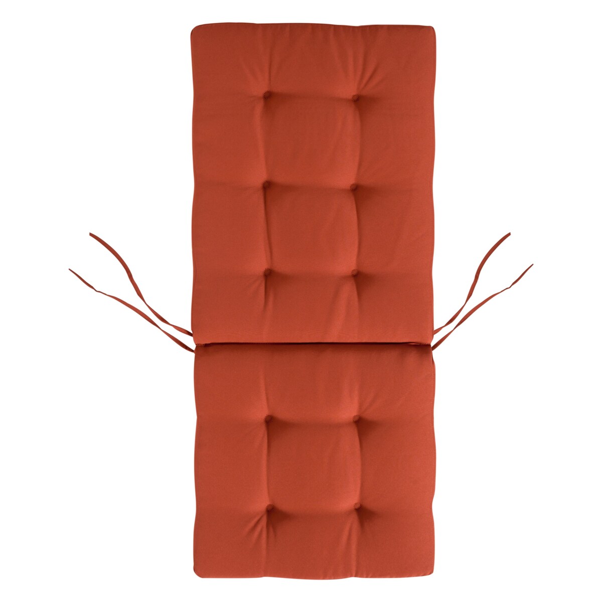 Zestaw 2 krzeseł ogrodowych z poduszkami MAUI PREMIUM Drewno akacjowe Czerwony