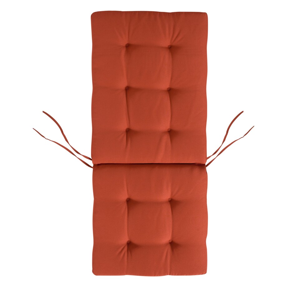 Zestaw 2 krzeseł ogrodowych z poduszkami MAUI PREMIUM Drewno akacjowe Czerwony